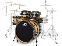 <b>DW Collector's Candy Black Burst Sycamore Ziricote</b> 6-pcs Shell Pack <b>LIMITED EDITION</b> <b>DW Collector's Candy Black Burst Sycamore Ziricote</b> 6-pcs Shell Pack <b>LIMITED EDITION</b>